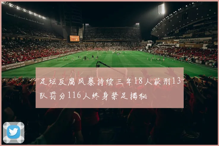 足坛反腐风暴持续三年18人获刑13队罚分116人终身禁足揭秘